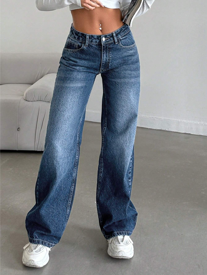 Straight-Leg Jeans