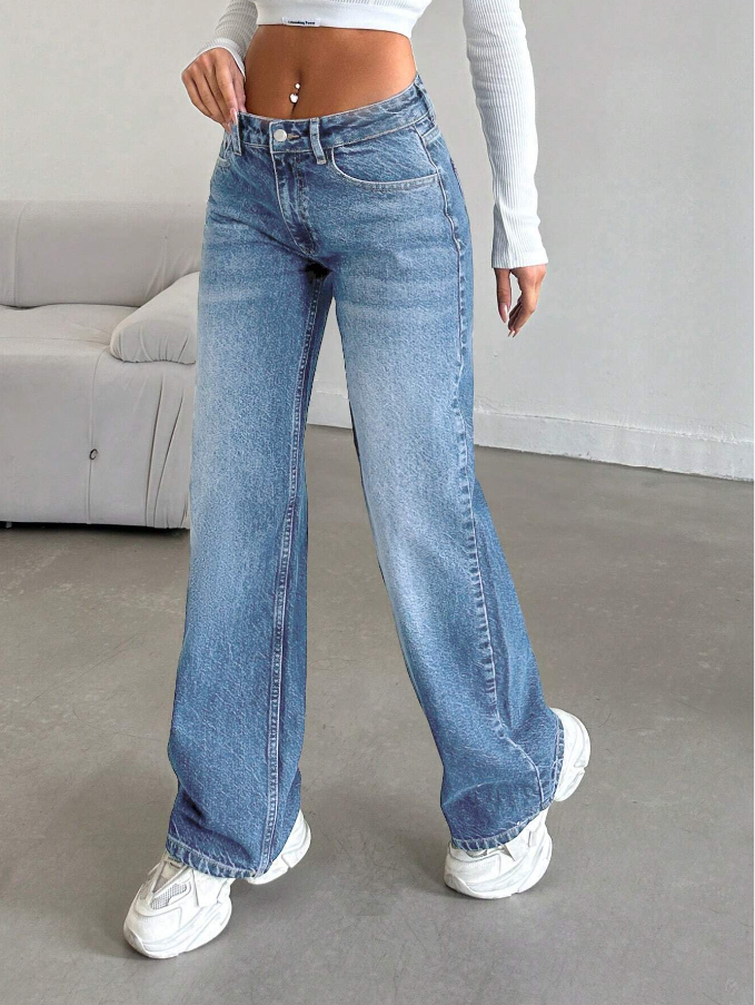 Straight-Leg Jeans