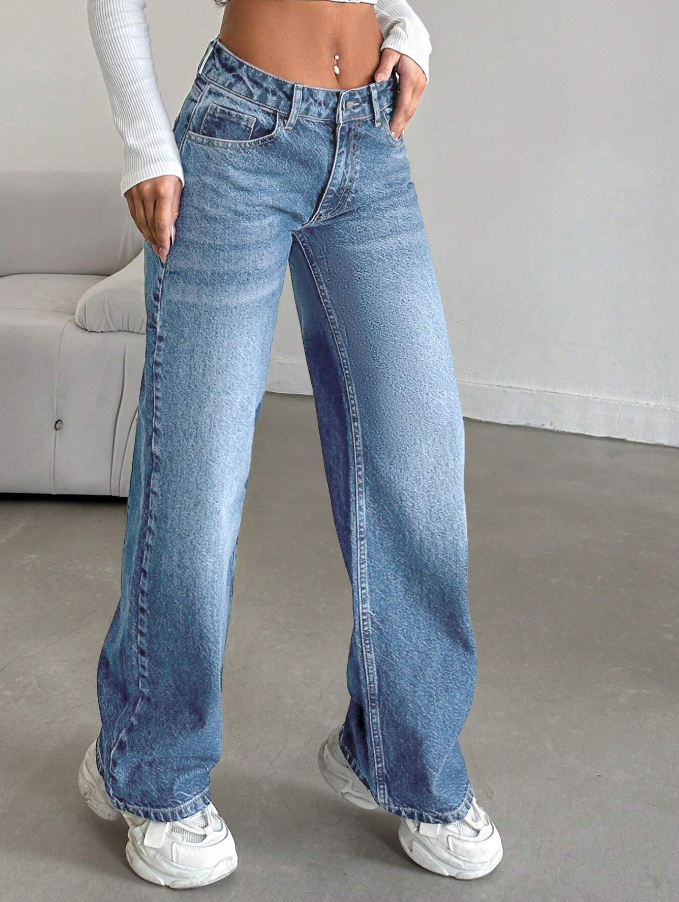 Straight-Leg Jeans