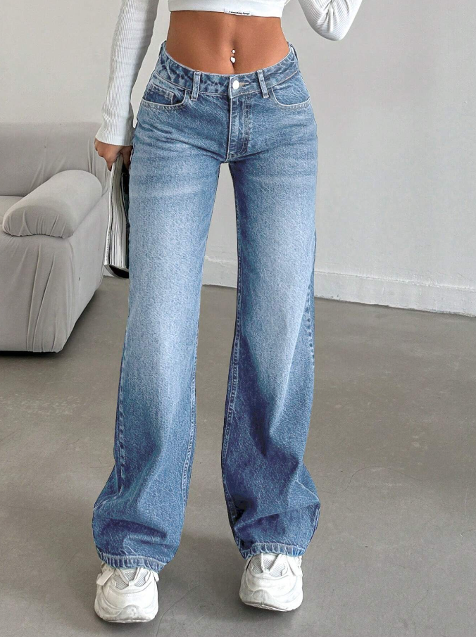 Straight-Leg Jeans