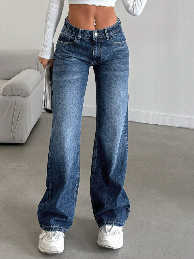 Straight-Leg Jeans