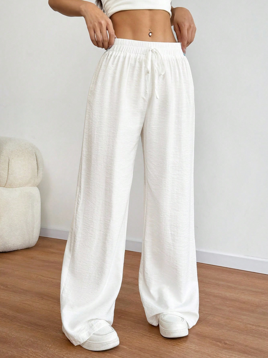 Leinenhose Weiß