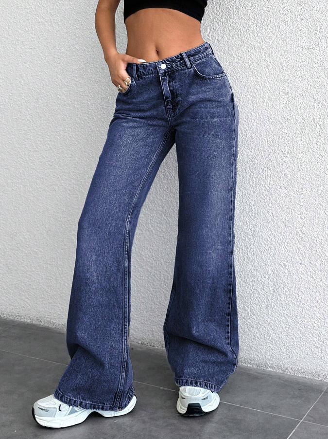 Weit-Bein Jeans