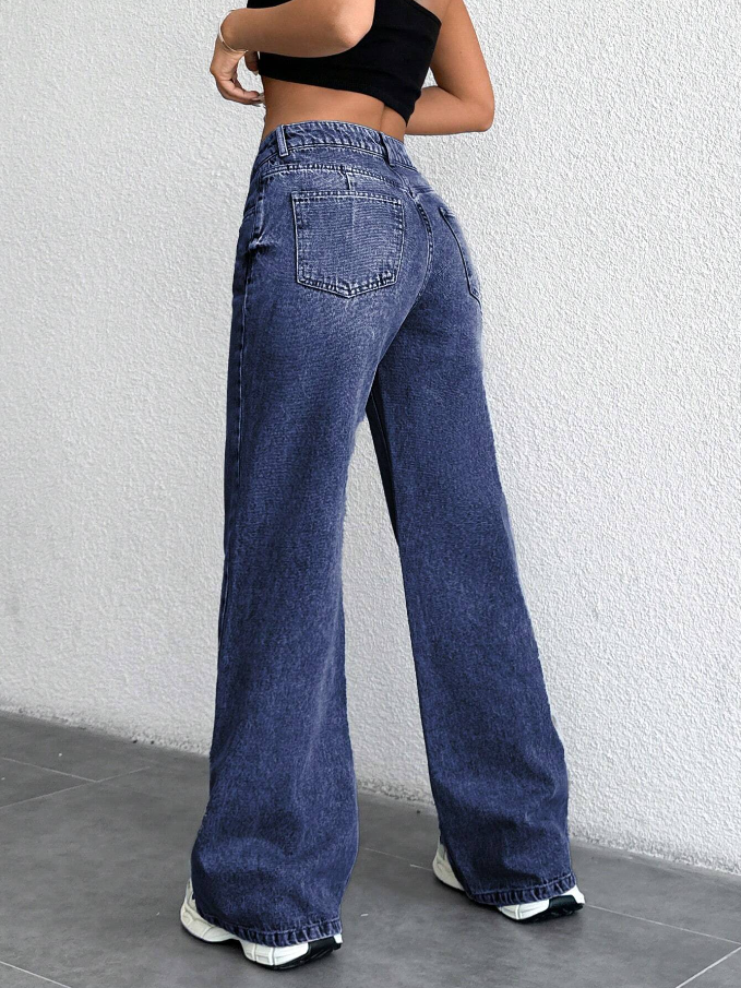 Weit-Bein Jeans