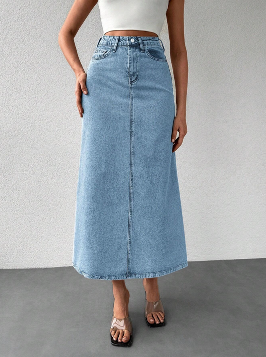 Damen Jeans Rock