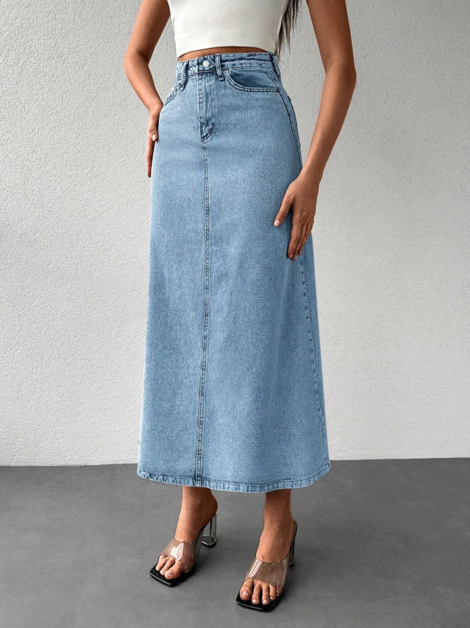 Damen Jeans Rock