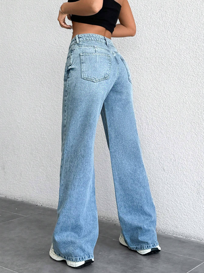 Weit-Bein Jeans
